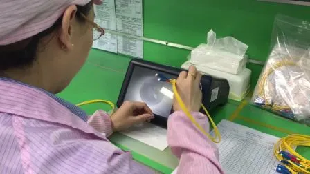 Conexão FTTH de fibra óptica para data center de rede