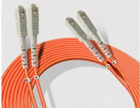 FC para FC Duplex Patch Cord de Fibra Multimodo Jumper Cabo de Fibra Óptica Patch Cord